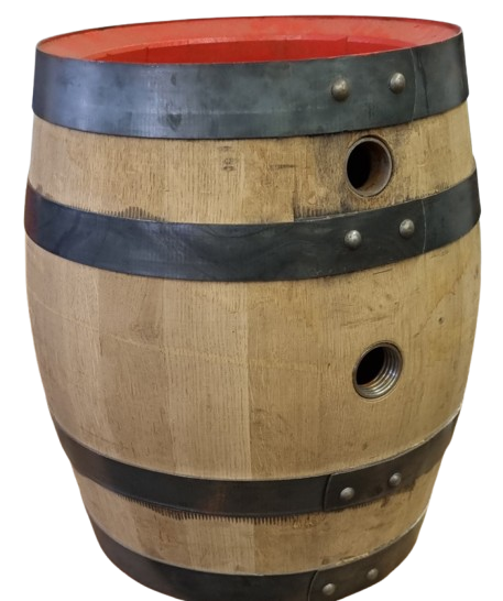 10 L volume handcrafted beer barrels from Oak pitched